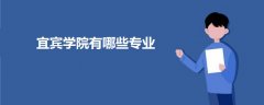 宜宾学院有哪些专业