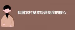 我国农村基本经营制度的核心