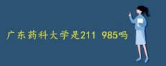 广东药科大学是211 985吗