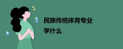 民族传统体育专业学什么